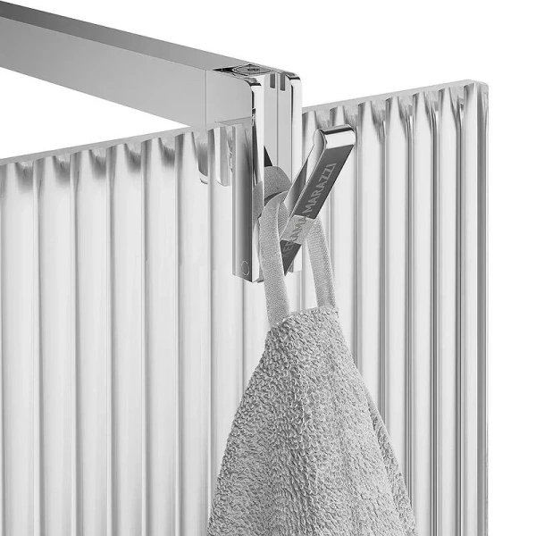 Душевая перегородка Kerama Marazzi Cristallo 100 см профиль хром - фото 2