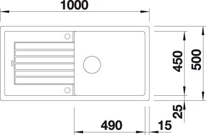 Мойка для кухни, цвет антрацит, Blanco Zia XL 6 S index_1 - фото 3