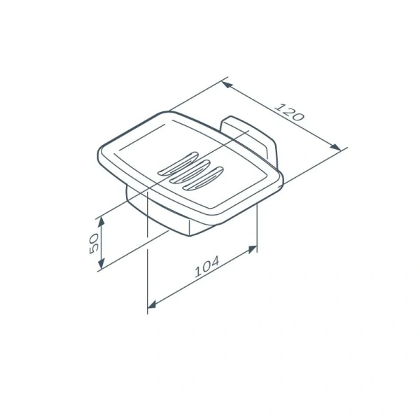 Мыльница AM.PM Gem черный матовый, современные, hi-tech - фото 2
