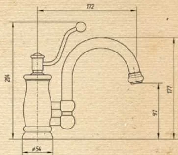 Смеситель для кухни Migliore Vivaldi 18 с ручной лейкой - фото 2