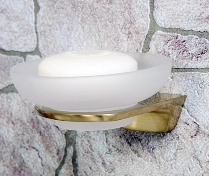 Мыльница WasserKRAFT Aisch матовое золото - фото 4