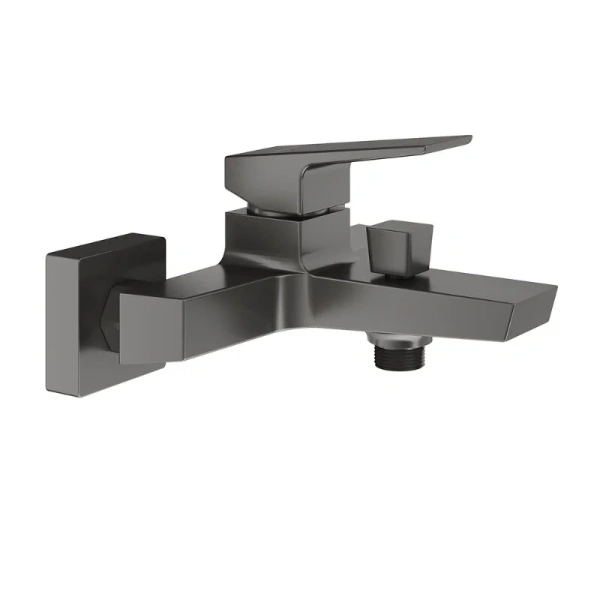 Смеситель для ванны и душа Aqueduto Claro CLA0645, цвет вороненая сталь, gunmetal - фото 1