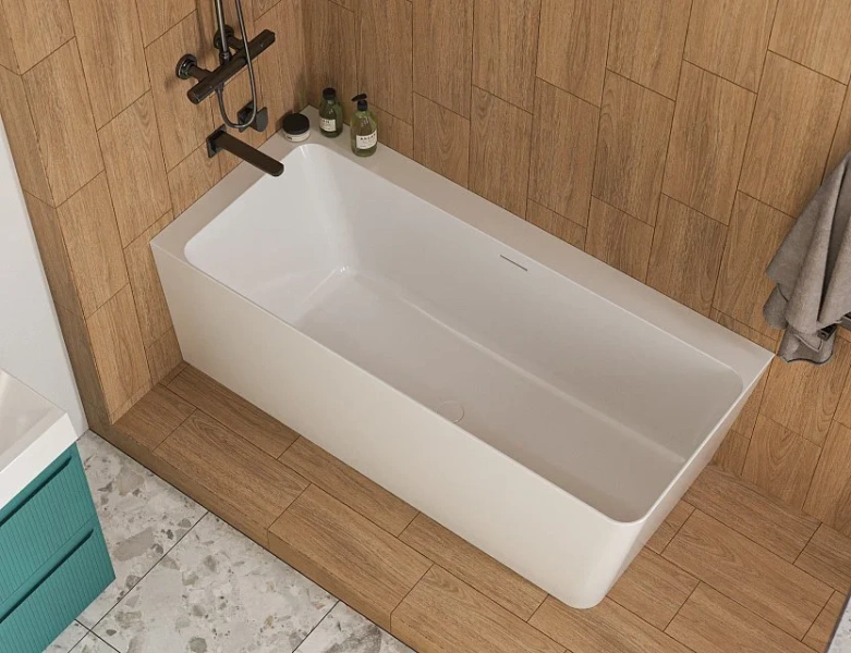 Ванна из искусственного камня Belux Турин ТУ-1600 L, 4810924287342, 160 x 70 см, белый, приставные, встраиваемые - фото 7