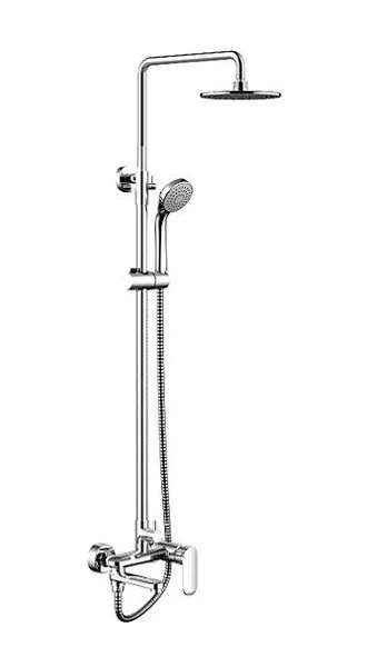 Душевая колонна со смесителем для ванны Bravat Opal F6125183CP-A3-RUS - фото 1