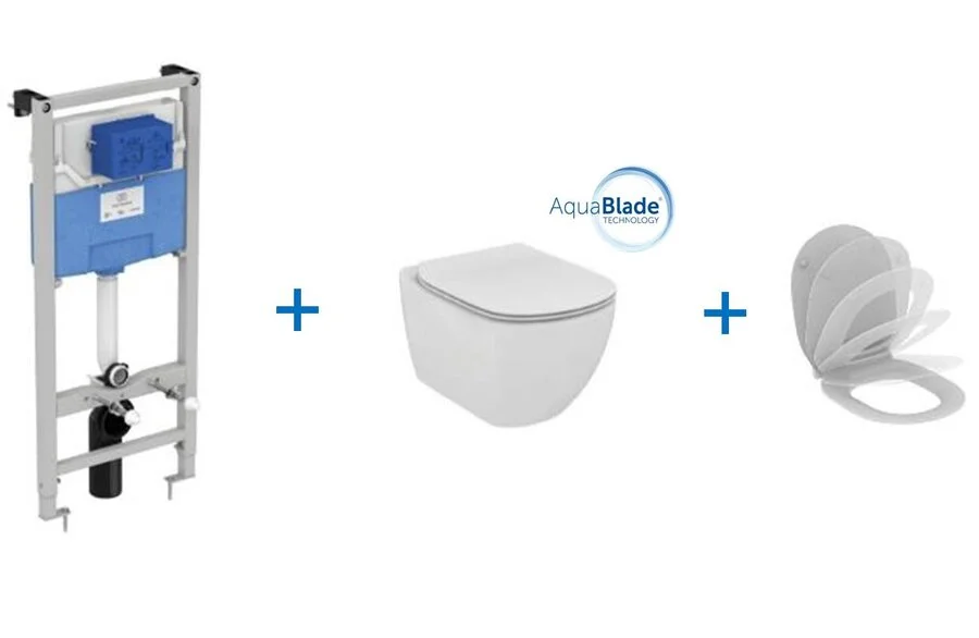Унитаз с инсталляцией Ideal Standard ProSys Tesi технология AquaBlade - фото 2