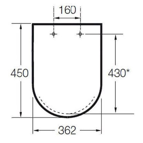 Унитаз напольный Roca Meridian 347247000 приставной, под скрытый бачок - фото 3