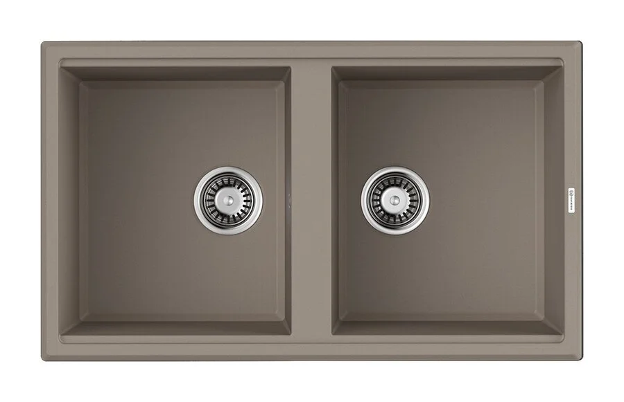 Мойка для кухни Omoikiri Tedori 86-2-SA 86 см бежевая - фото 1