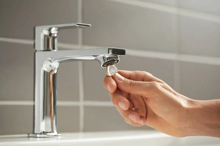 Смеситель для раковины Hansgrohe Rebris хром, недорогие - фото 5