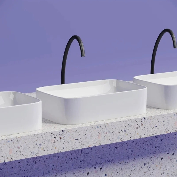 Раковина Ceramica Nova Element 60 см белая, из санфарфора - фото 7