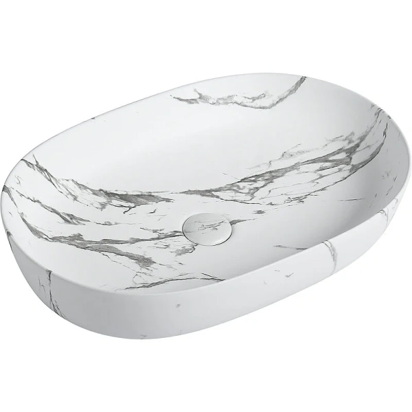 Раковина SantiLine 60 см под мрамор матовая - фото 1