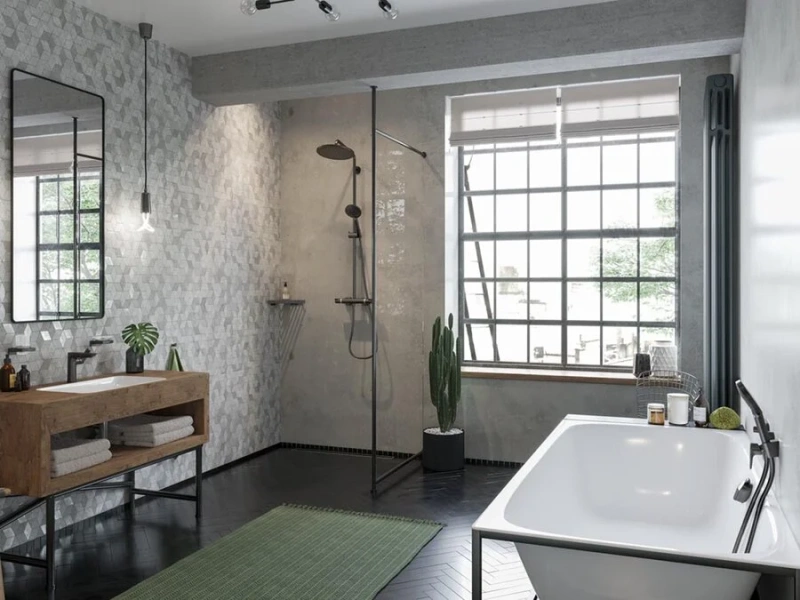 Смеситель для раковины Hansgrohe Talis E черный хром, для раковины - фото 2