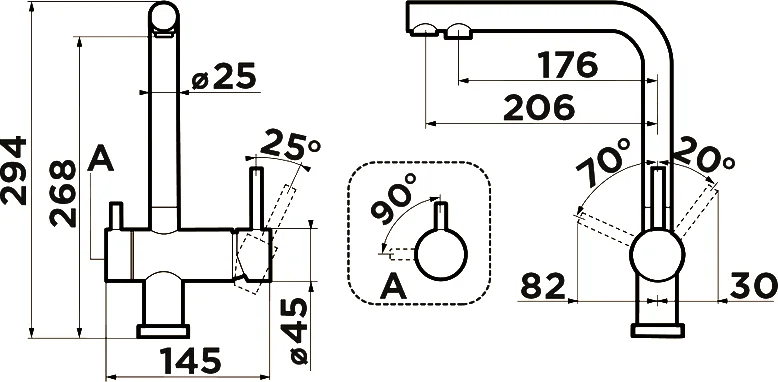 Смеситель для кухни Omoikiri Nagano-WH-P белый - фото 3