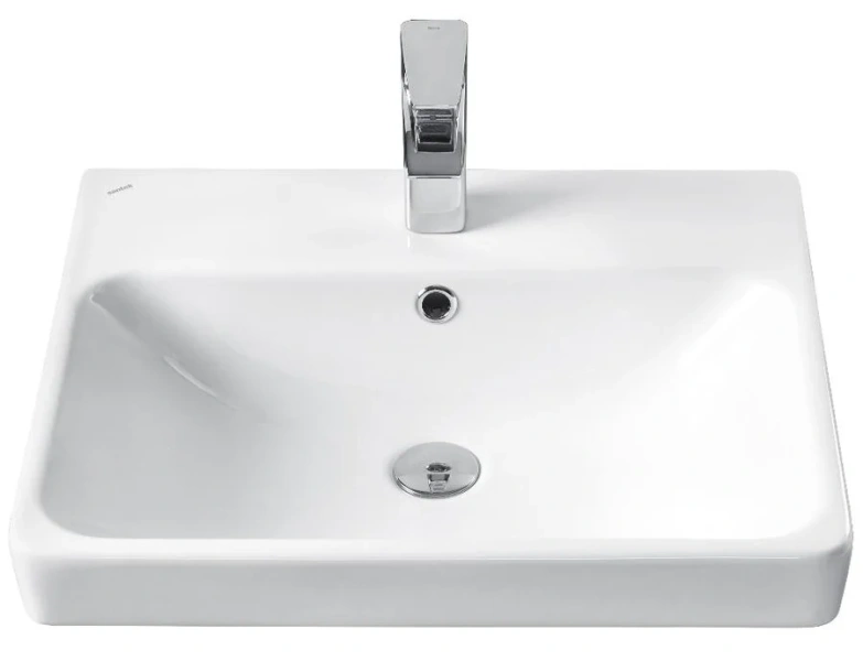 Тумба с раковиной подвесная Акватон Сканди 55 см белая/дуб верона, подвесная, пристенная - фото 4