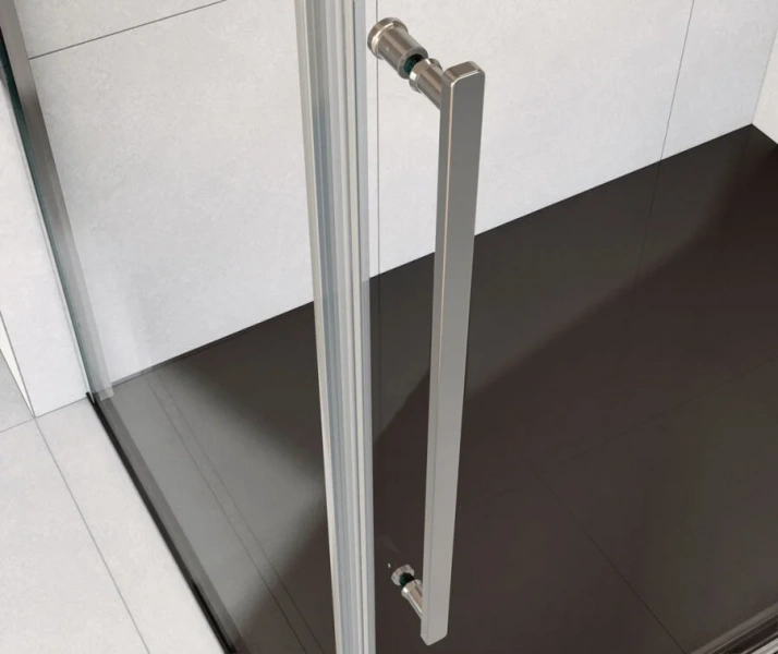 Душевой уголок Vincea Arno 140х90 см ролики из нержавеющей стали, стеклянные, угловые, без поддона - фото 6