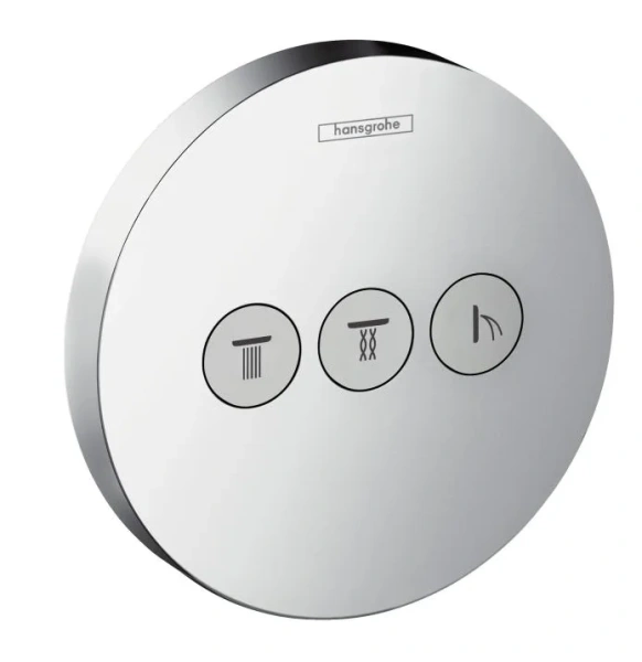 Переключатель потоков Hansgrohe ShowerSelect S 15745000 на три потребителя - фото 1