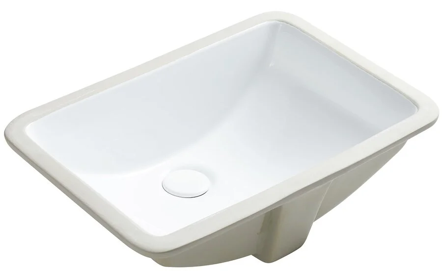 Раковина Акватек врезная снизу, белая - фото 1