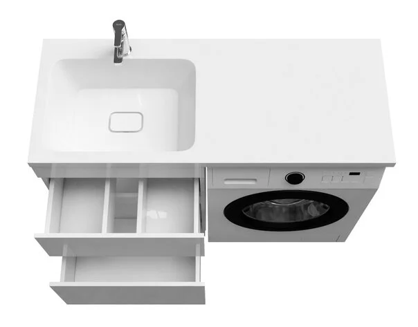 Тумба с раковиной напольная IDDIS Optima Home 120 см правая, белая - фото 7