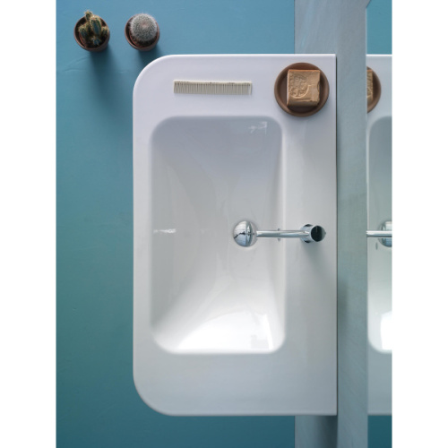 Раковина Globo Stone SSN14, прямоугольной формы - фото 5