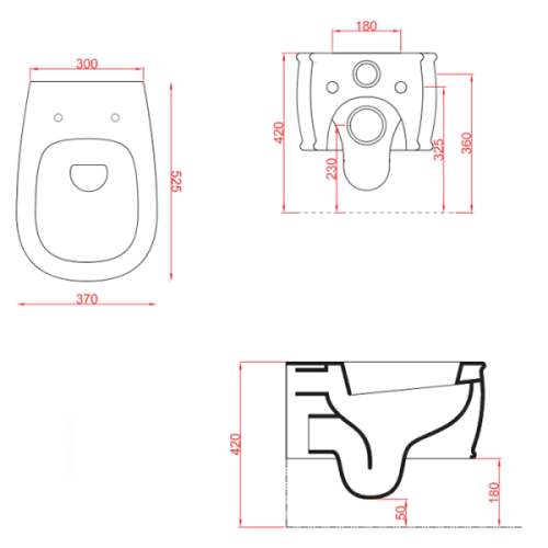 Унитаз подвесной ArtCeram Atelier белый глянцевый - фото 3