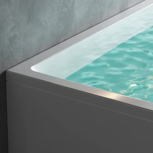 Ванна акриловая Am.Pm Gem 180x80 белая, приставные - фото 7