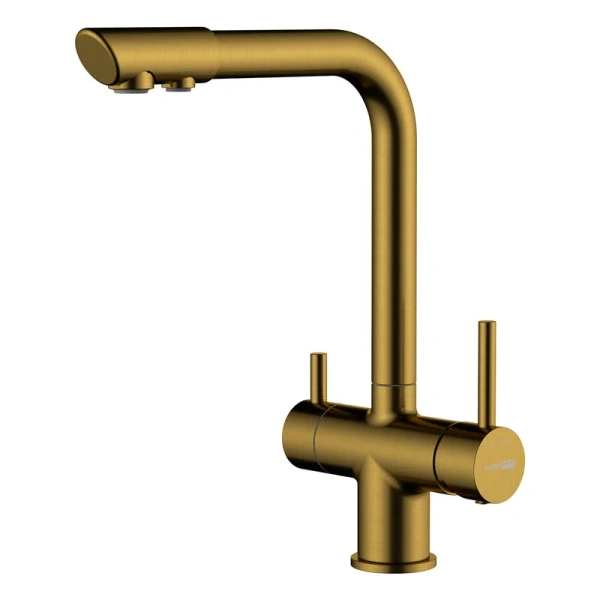 Смеситель для кухни WasserKRAFT матовое золото - фото 1