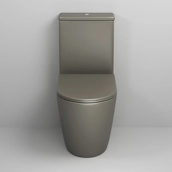 Унитаз компакт Grossman Color хаки матовый, цветные - фото 6