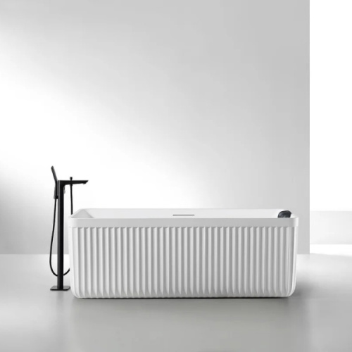 Ванна из искусственного камня ALTROBAGNO Cinzia 090106 170x75 см белая матовая, без гидромассажа, большие - фото 6