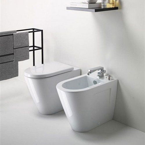 Биде напольное GSI Norm 8662, современные, hi-tech - фото 2