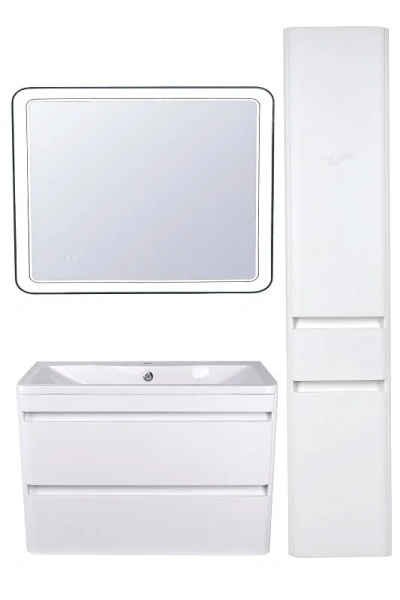 Тумба под раковину подвесная Style Line Атлантика СС-000022 90 см с ящиками - фото 4