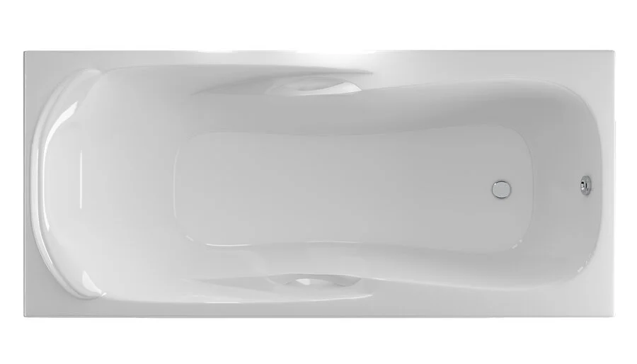 Акриловая ванна 1MarKa Calipso 170 х 75 см, цвет белый, 01каи1775 - фото 1