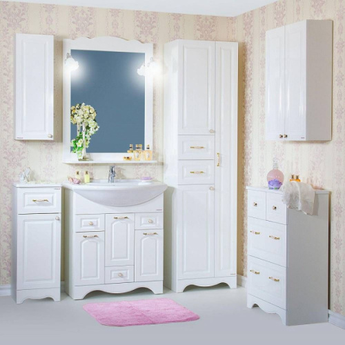 Шкаф для ванной Бриклаер Анна 65 - фото 2