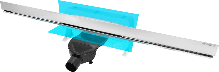 Душевой лоток BERGES Wall 157 100 см с решеткой