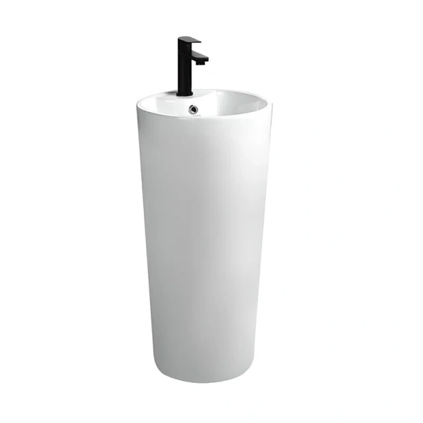 Раковина напольная Vincea 40 см белая - фото 1