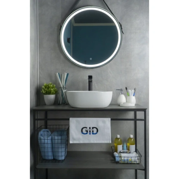 Раковина GID Geometrico D1301 43 см белая - фото 4