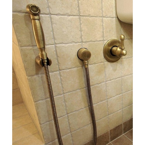 Гигиенический душ с держателем и шлангом Migliore Karina 20 латунь - фото 4