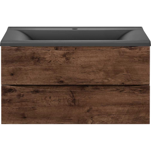 Тумба под раковину подвесная Vincea Mia 89 см R.Wood, светло-коричневая - фото 7