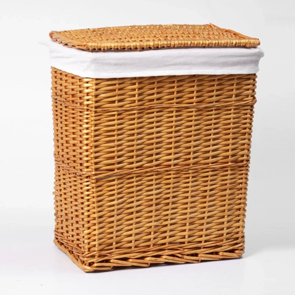 Корзина для белья WasserKRAFT Ammer плетеная, недорого - фото 4
