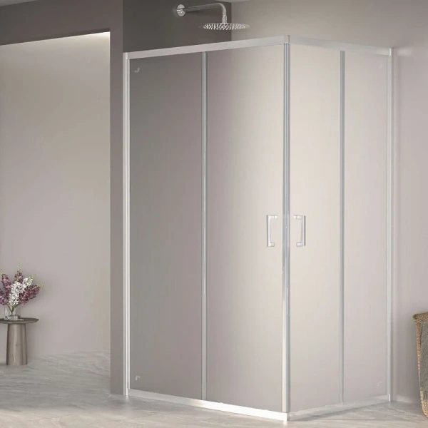 Душевой уголок RGW Passage PA-040 120x90 см профиль хром, стекло матовое - фото 1