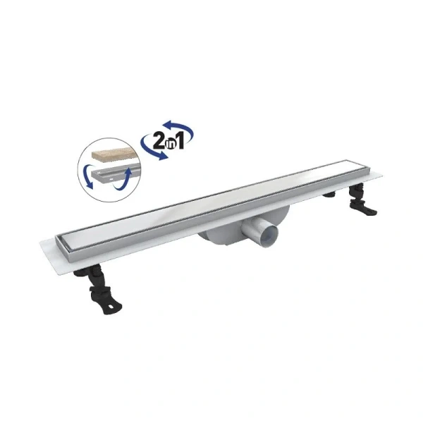 Душевой лоток RGW Leo-41 60 см хром - фото 1