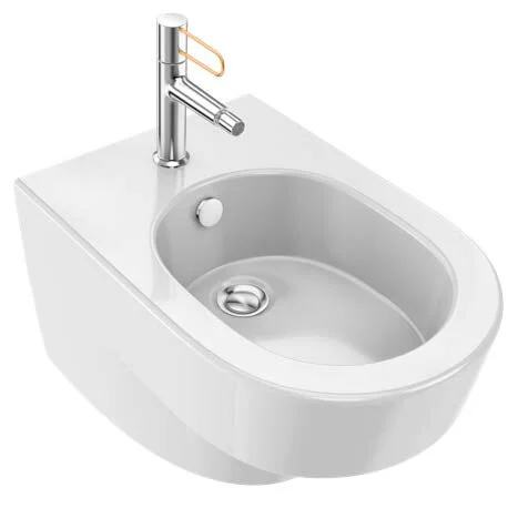 Биде подвесное Jacob Delafon Odeon Rive Gauche горизонтальный выпуск - фото 1