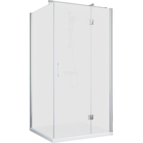 Душевой уголок профиль глянцевый хром стекло сатин Vegas-glass - фото 1