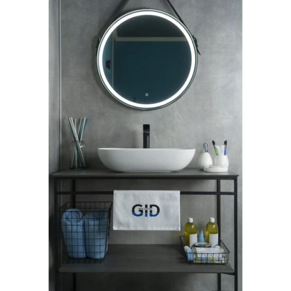 Раковина GID Lago N9234 56 см белая - фото 4