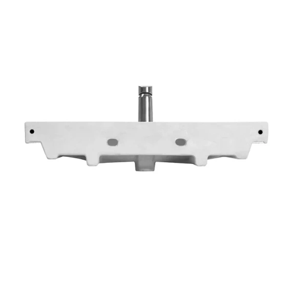 Тумба с раковиной подвесная Акватон Оливия 80 см бежевый/дуб велл, моноблок - фото 5