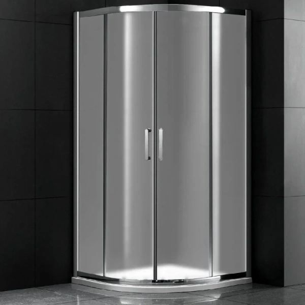 Душевой уголок Gemy Victoria 100x100 см стекло матовое - фото 3