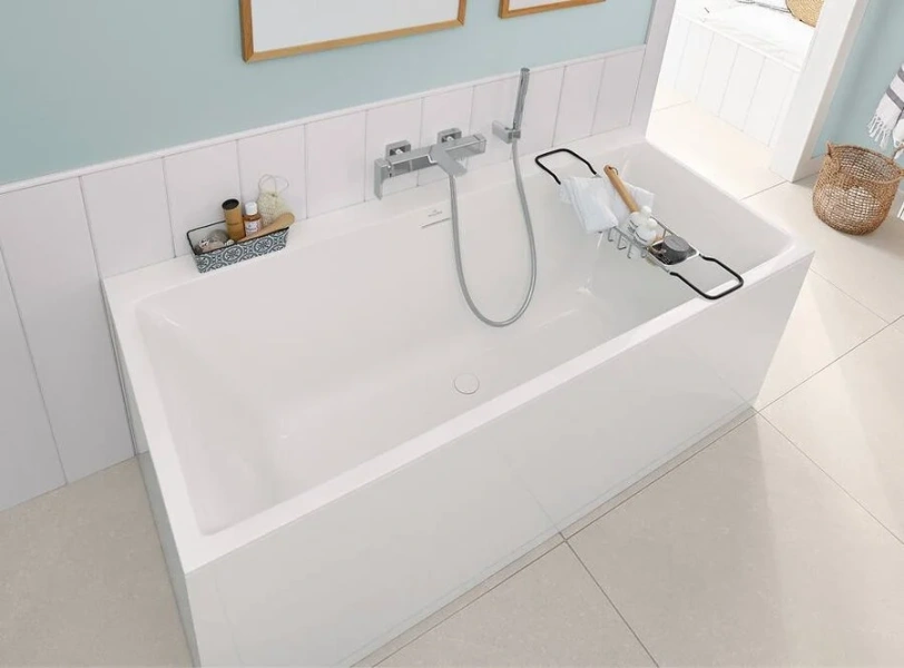 Ванна акриловая Villeroy&Boch Subway 3.0, 180 x 80 см, белая, UBQ180SBW2DV-01, без гидромассажа - фото 6