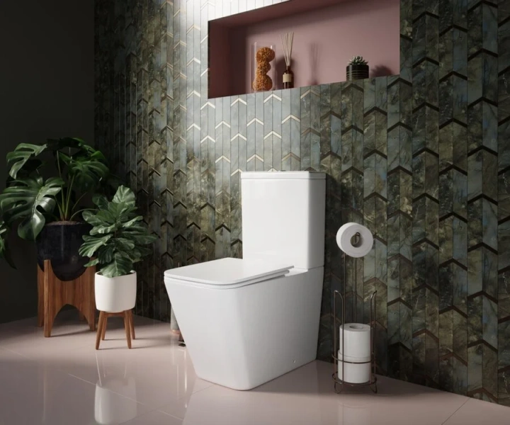Унитаз компакт Ceramica Nova Cubic безободковый - фото 3