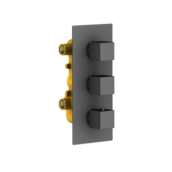 Душевой набор черный Timo Tetra-thermo SX-0179/03SM index_1 - фото 6