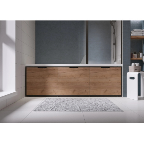 Фронтальная панель 1Marka Grunge Loft 180 см Дуб Крафт золотой - фото 2