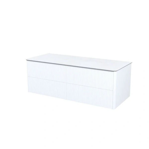 Тумба под раковину подвесная IDDIS Aiger 120 см белая
