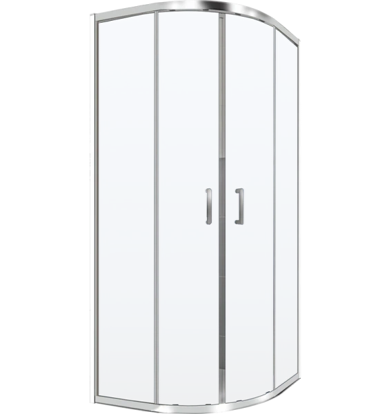 Душевой уголок RGW Classic CL-53 80х80 см профиль хром, полукруглые, четверть круга - фото 2